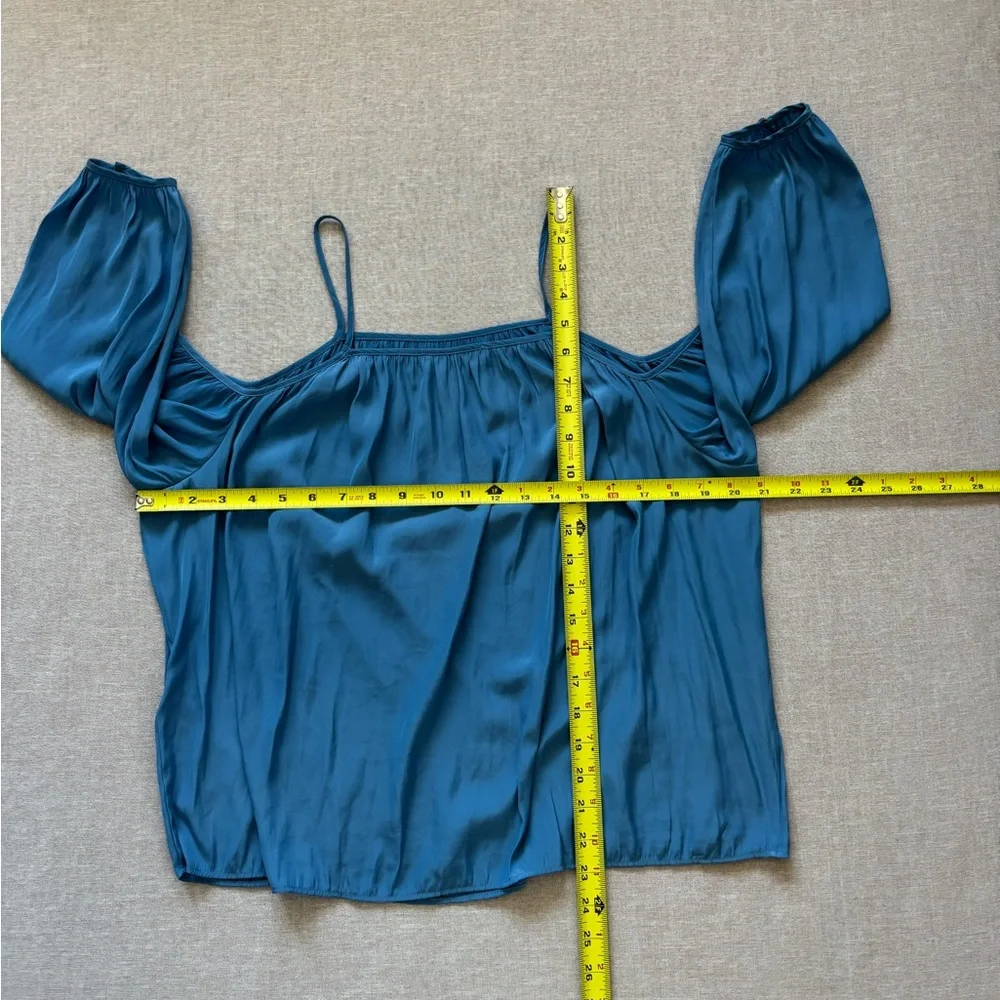 Maje royal blue cold shoulder top. - Picture 12 of 13